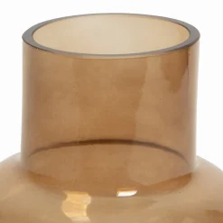 Vase verre Elixir coloris marron camel Ø18 x H.29,5cm JBY creation