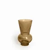 Vase verre Thelma coloris marron curry Ø13,7 x H.26,6cm JBY creation