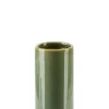 Vase Verre YVONNE Tube 7x7x15 cm Vert 1 pièce