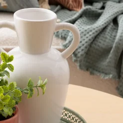 Vase Wild céramique H23,5cm- Vert- Atmosphera