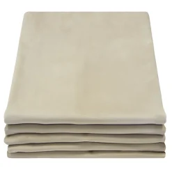 Venise - Rideau phonique Velours Galon fronceur Beige MC15 130 x 260 (LxH)