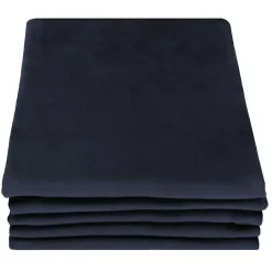 Venise - Rideau phonique Velours Galon fronceur Bleu MC412 130 x 260 (LxH)