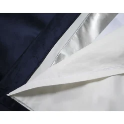 Venise - Rideau phonique Velours Oeillets Bleu MC412 130 x 260 (LxH)