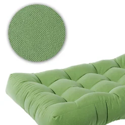 Vicco Ensemble de coussins de palette Vert 120x80cm 2 parties