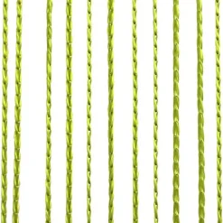 vidaXL Rideau en fils 2 pcs 100 x 250 cm Vert