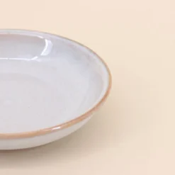 Vide poche rond en céramique marron 11,5cm