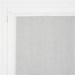 Vitrage tamisant filet passe-tringle finition ourlet blanc H.190 x l.90cm Rocle