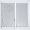 Vitrage tamisant Gabin coloris blanc L.120 x l.70 cm