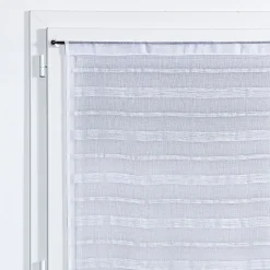 Vitrage tamisant Wakea coloris blanc H.160 x l.60cm