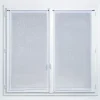 Vitrage tamisant Yena coloris blanc H.190 x l.90cm
