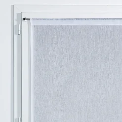 Vitrage tamisant Yena coloris blanc H.190 x l.90cm