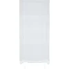 Vitrage Wanda blanc et argent 80 x 210 cm