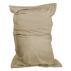 Vivezen - Pouf, fauteuil d'intérieur déhoussable - 90 x 140 cm - Sherpa - Beige - Vivezen