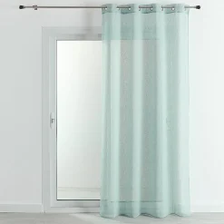 Voilage - Effet lin fluide (140x240 cm - Vert d'eau)