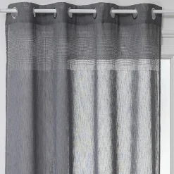 Voilage - gris - 140x240 cm - Atmosphera