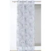 Voilage à œillets Honduras feuillage exotique marron camel L.240 x l.140cm Rocle