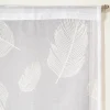 Voilage à œillets imprimé gomme blanc L.120 x l.60cm Dylrev