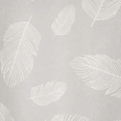 Voilage à œillets imprimé gomme blanc L.120 x l.60cm Dylrev