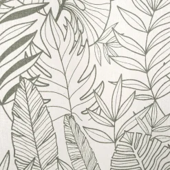 Voilage à œillets imprimé jungle vert L.240 x l.140cm Dylrev