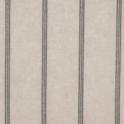 Voilage à œillets poly-lin Sarah l.145 x H.260 cm rayé beige