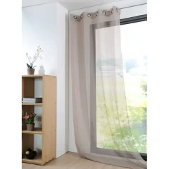 Voilage - Monna Lin - Sablé - 135x260 cm - Beige