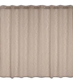Voilage effet lin grande largeur 300x240cm - 300x240cm - Naturel