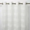 Voilage GoodHome Bahna coloris naturel l.140 x h.260 cm