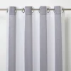 Voilage GoodHome Jima gris l.140 x H.260 cm