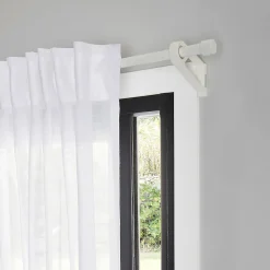 Voilage GoodHome Kymbe blanc 280 x 260 cm