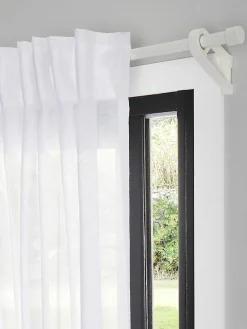 Voilage GoodHome Kymbe blanc 280 x 260 cm