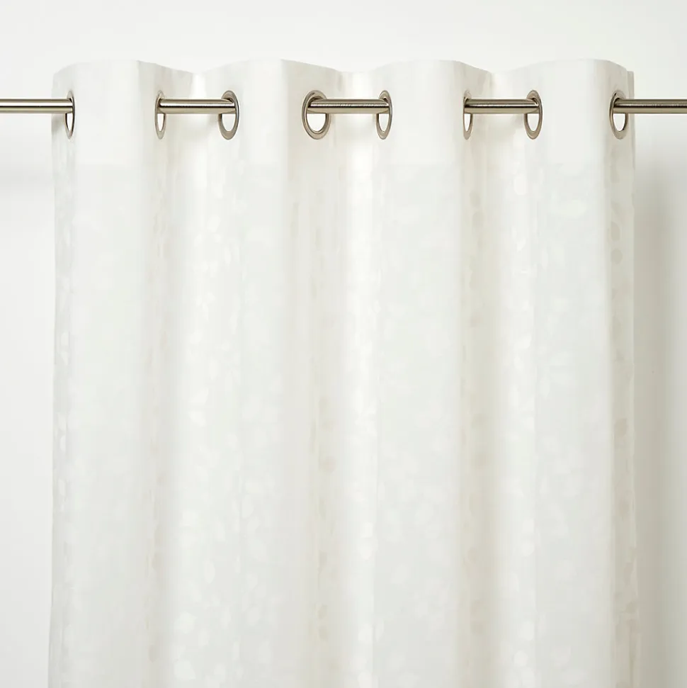 Voilage GoodHome Miri blanc 280 x 260 cm