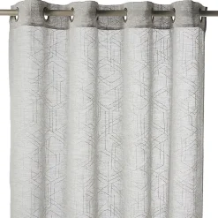 Voilage Kiya 260x140 cm Gris GoodHome