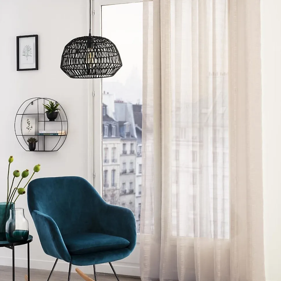 Voilage Louis - beige - 140x240 cm - Atmosphera