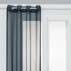 Voilage "Moly" tamisant 135 x 240 cm Atmosphera - Bleu