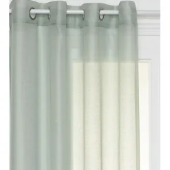 Voilage "Moly" tamisant 135 x 240 cm Atmosphera - Céladon