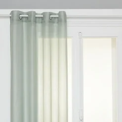 Voilage "Moly" tamisant 135 x 240 cm Atmosphera - Céladon