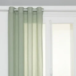 Voilage Paxta 135x240cm vert céladon - Atmosphera