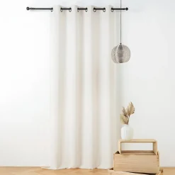 Voilage polycoton toucher doux et souple (140x240 cm - Ecru)