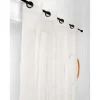 Voilage Rayures Verticales - 145x260cm - Ecru