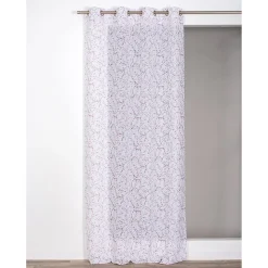Voilage Sakura rose l.140 x L.240 cm