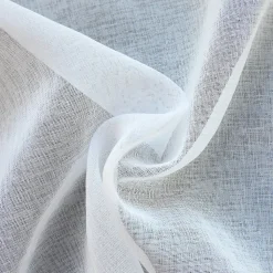 Voilage tamisant à galon fronceur (160x240 cm - Blanc)