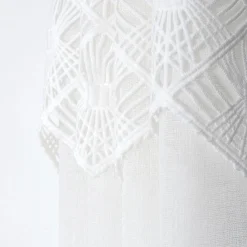 Voilage tamisant à œillet Ylona Rocle l.140 x l.240 cm blanc ivoire