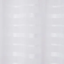 Voilage tamisant à œillets effet jacquard Wakea blanc satin L.260 x l.140cm GoodHome