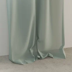 Voilage tamisant à œillets effet tissé Kymbe vert clair L.260 x l.140cm GoodHome