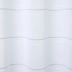 Voilage tamisant à œillets effet lin rayé Rizal beige L.260 x l.140cm GoodHome