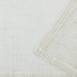Voilage tamisant à œillets effet filet Selesa blanc cassé L.260 x l.140cm GoodHome