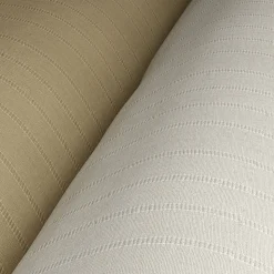 Voilage tamisant à œillets effet tissé rayé Udupi blanc L.260 x l.140cm GoodHome