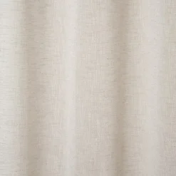 Voilage tamisant à œillets effet lin Howley beige lin L.260 x l.300cm GoodHome