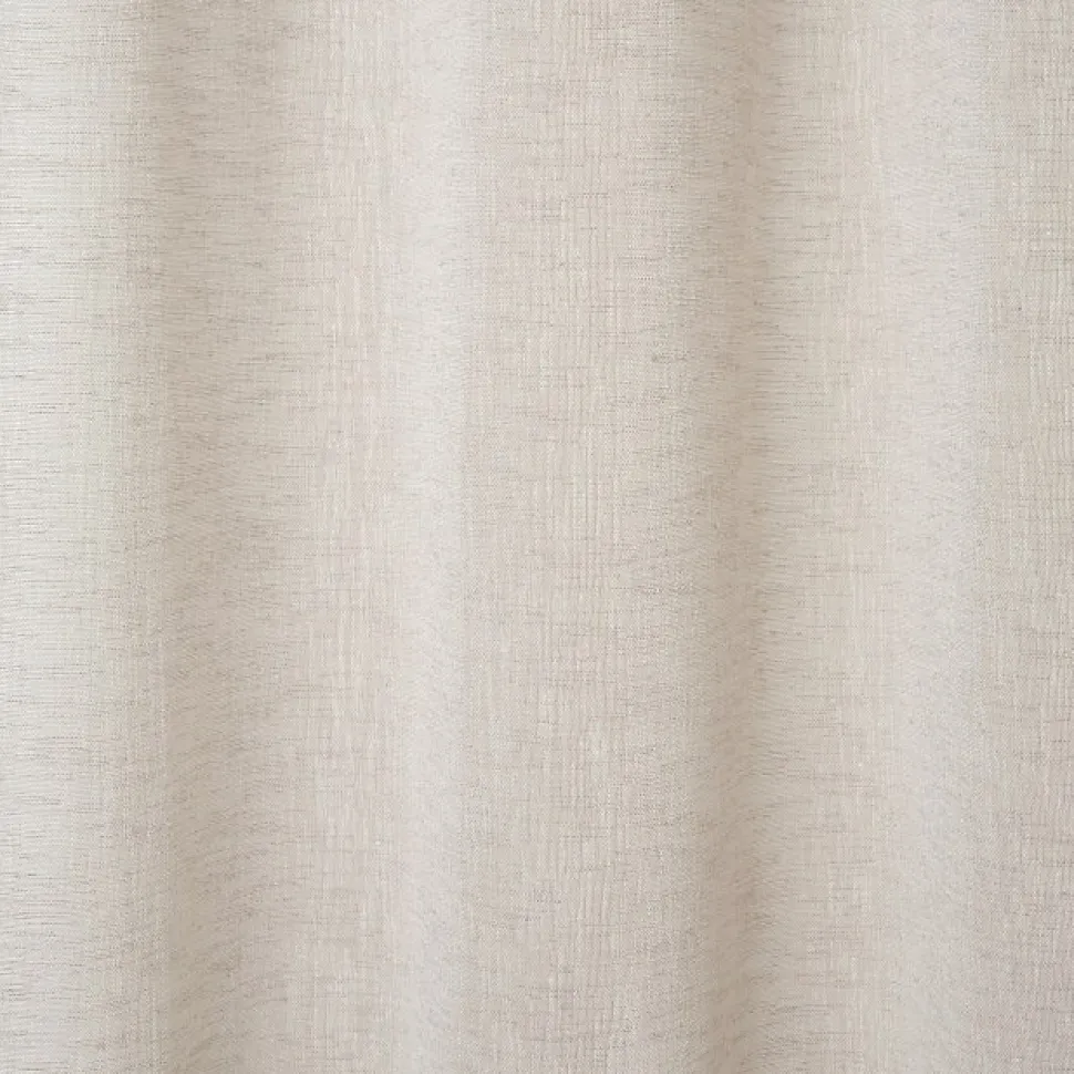 Voilage tamisant à œillets effet lin Howley beige lin L.260 x l.300cm GoodHome