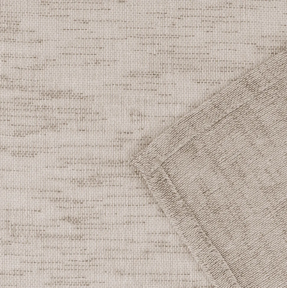 Voilage tamisant à œillets effet lin Howley beige lin L.260 x l.300cm GoodHome